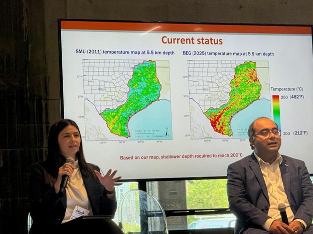 Dr. Shuvajit Bhattacharya in a panel discussion at Houston Energy & Climate Week
